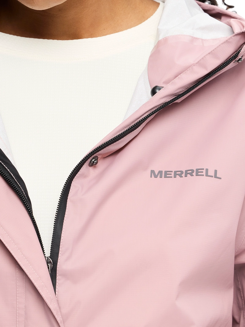 IMPERMEABLE MUJER FALLON PALO ROSA MERRELL - 6
