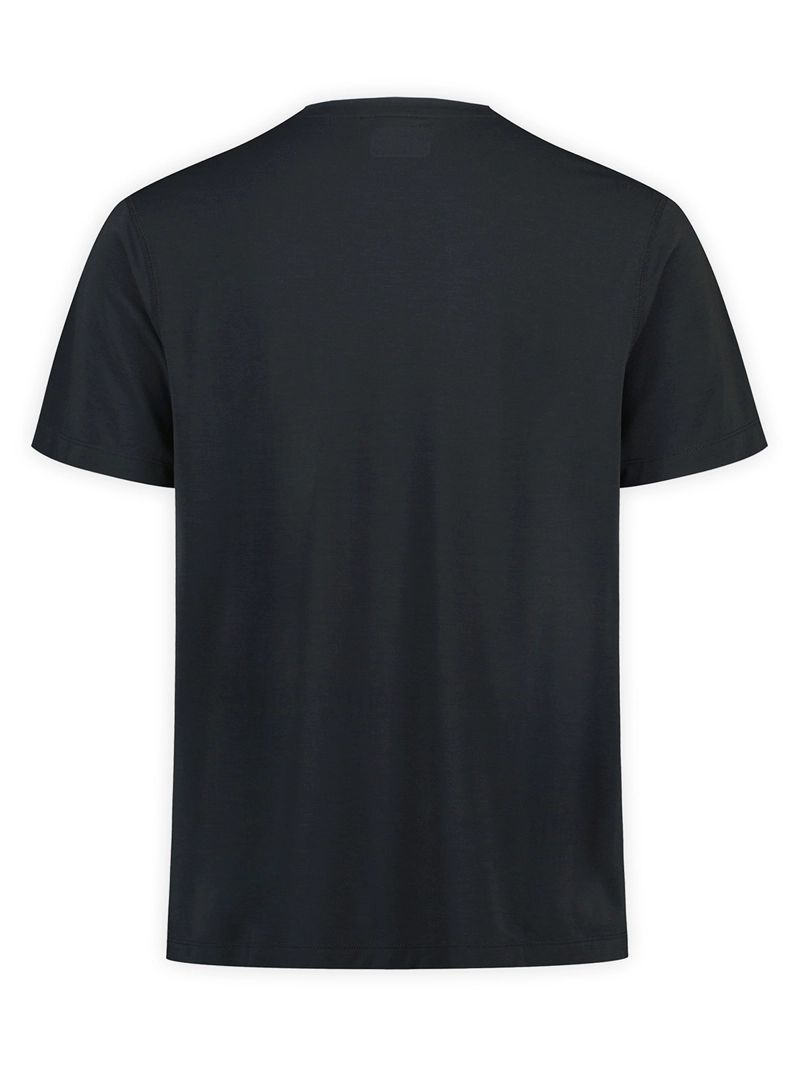 POLERA MC HOMBRE VISTA TENCEL TEE NEGRO MERRELL - 8