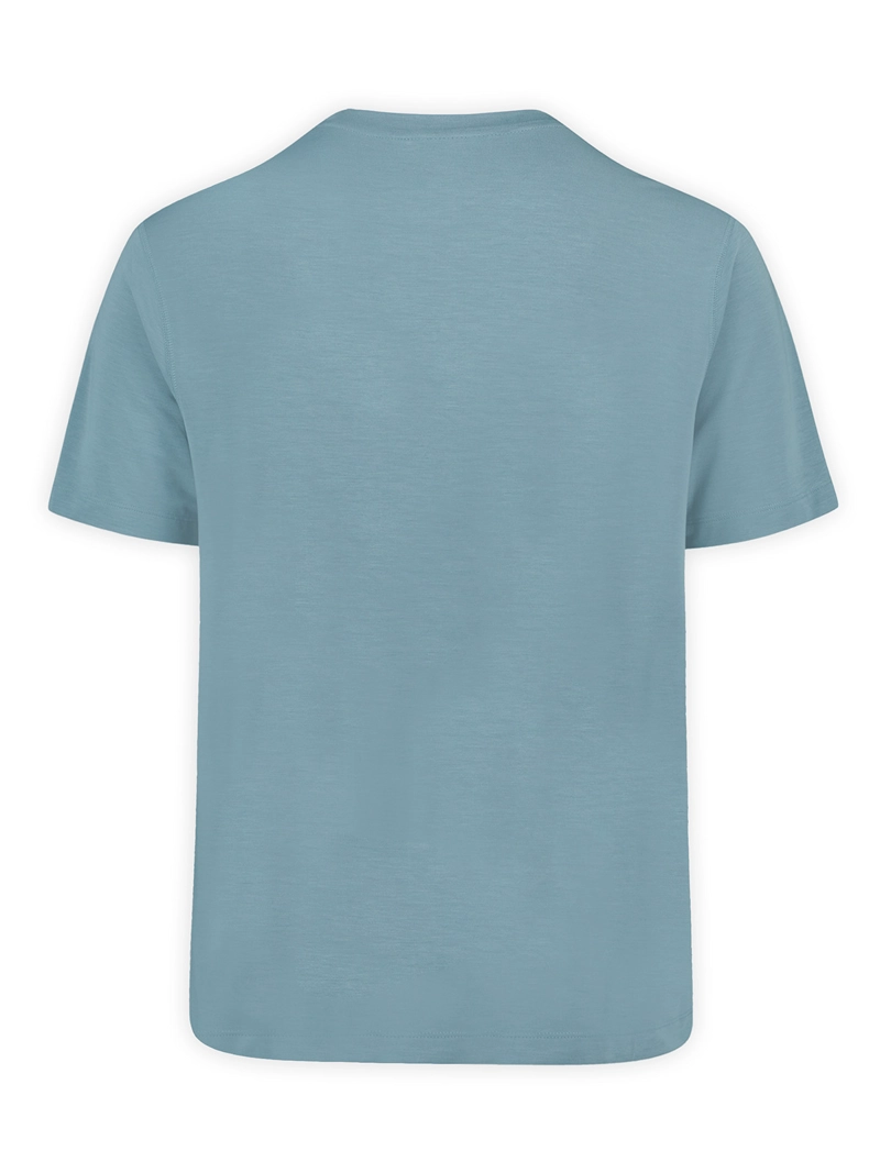 POLERA MC HOMBRE VISTA TENCEL TEE CELESTE MERRELL - 8