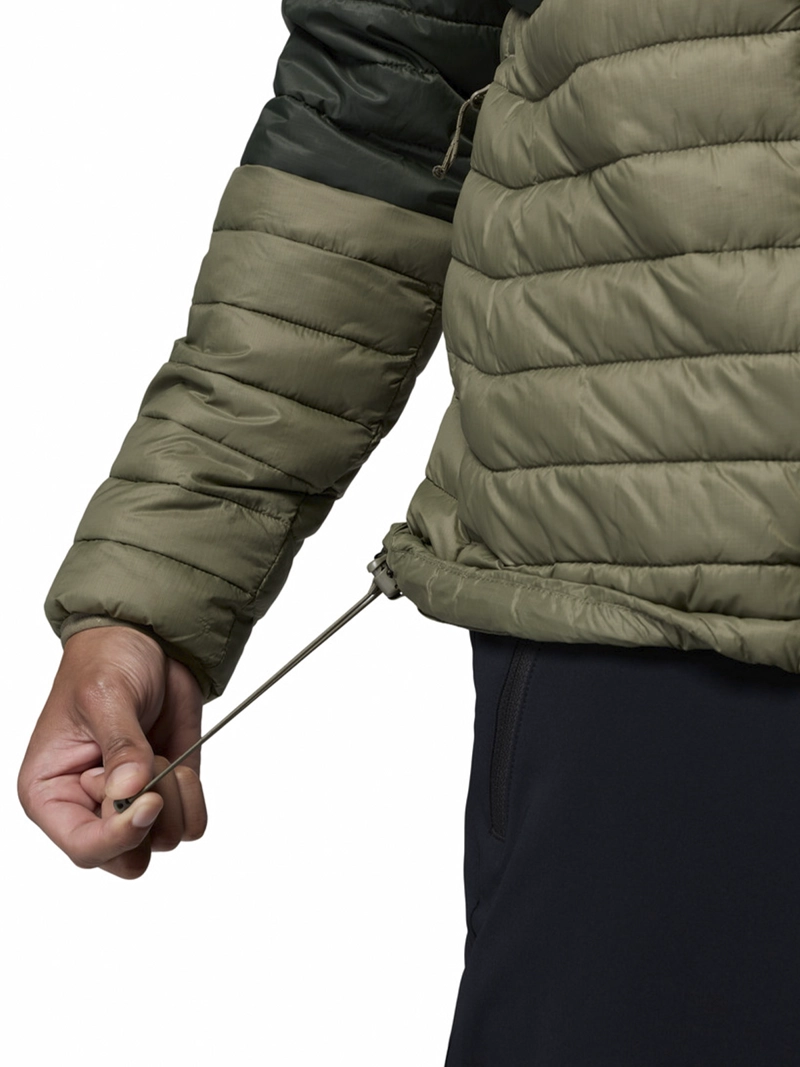 PARKA RECYCLED HOMBRE POWDER PASS HOODED VERDE COLUMBIA - 7