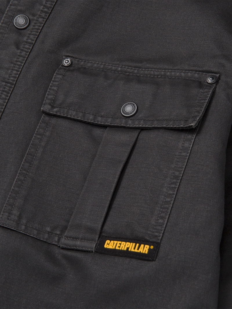 CHAQUETA WAXED COTTON SHIRT J NEGRO HOMBRE CAT - 2
