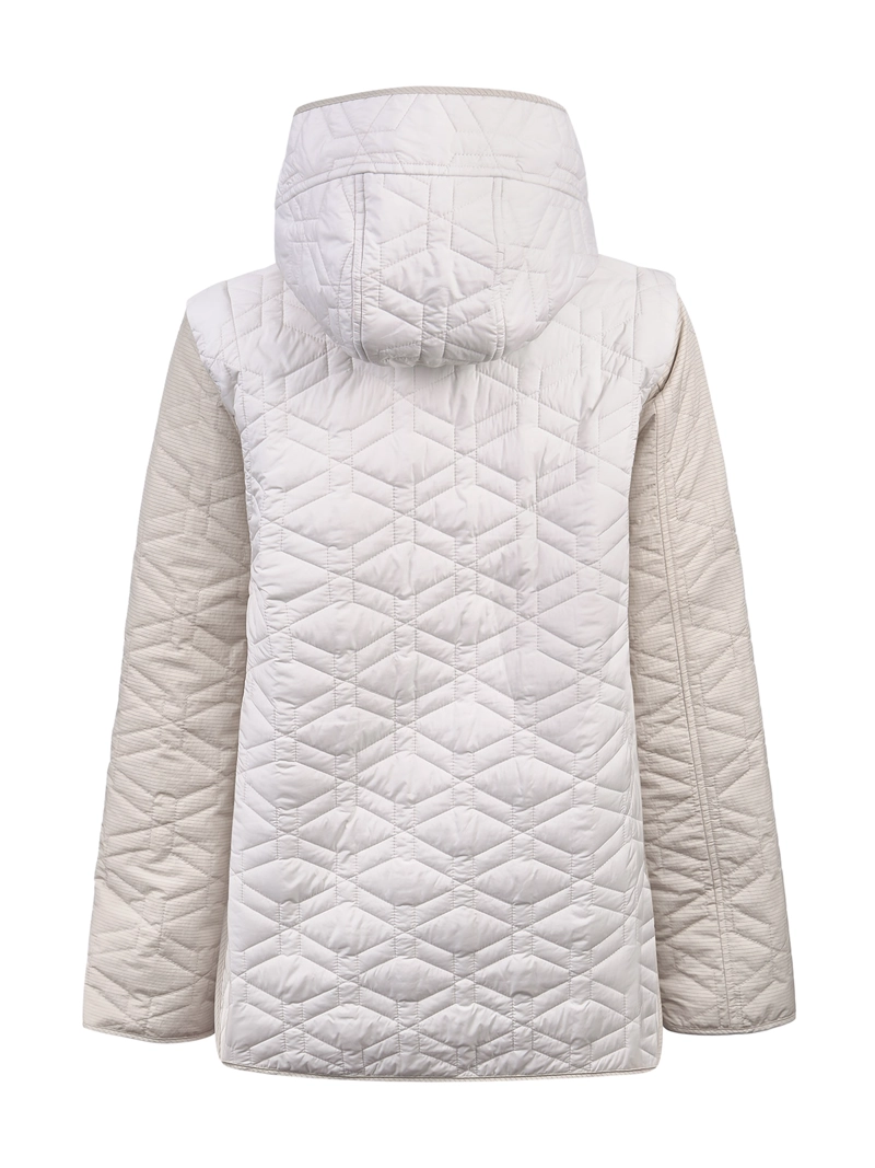 PARKA WATER RESISTANT MUJER SANTS BEIGE ROCKFORD - 4