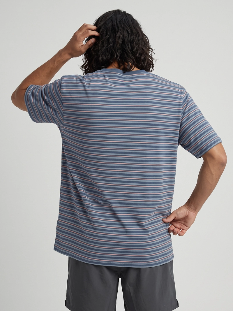 POLERA M/C HOMBRE T-SHIRT NEGRO SHORT/REG FI BURTON - 2