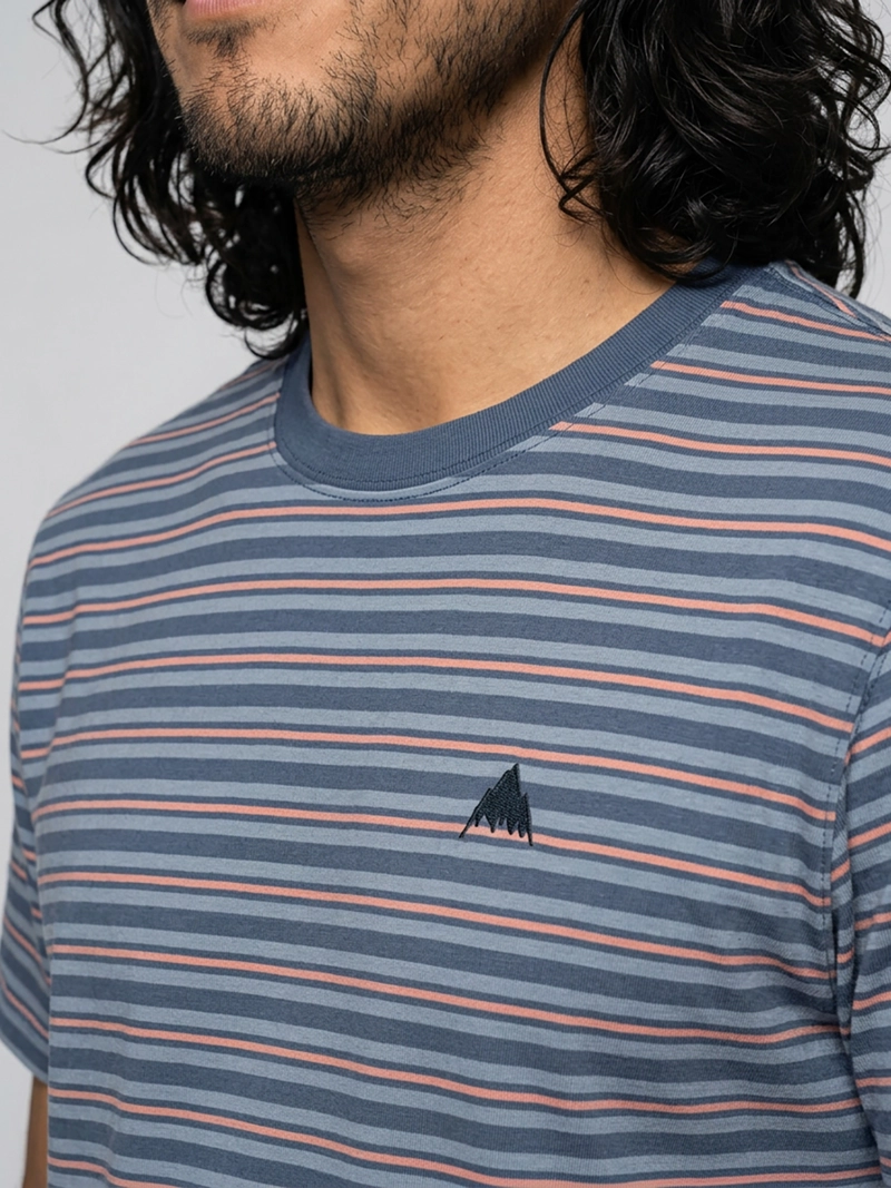 POLERA M/C HOMBRE T-SHIRT NEGRO SHORT/REG FI BURTON - 4