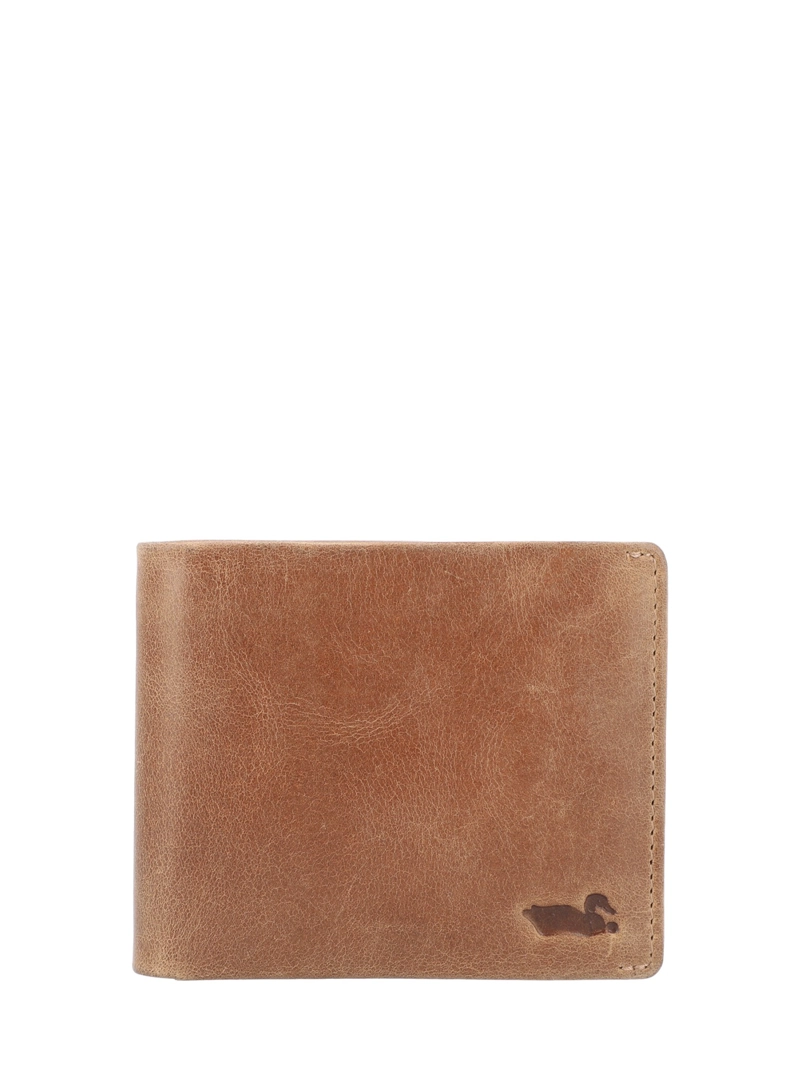 BILLETERA CUERO HOMBRE FD STEVEN COIN TAN ROCKFORD