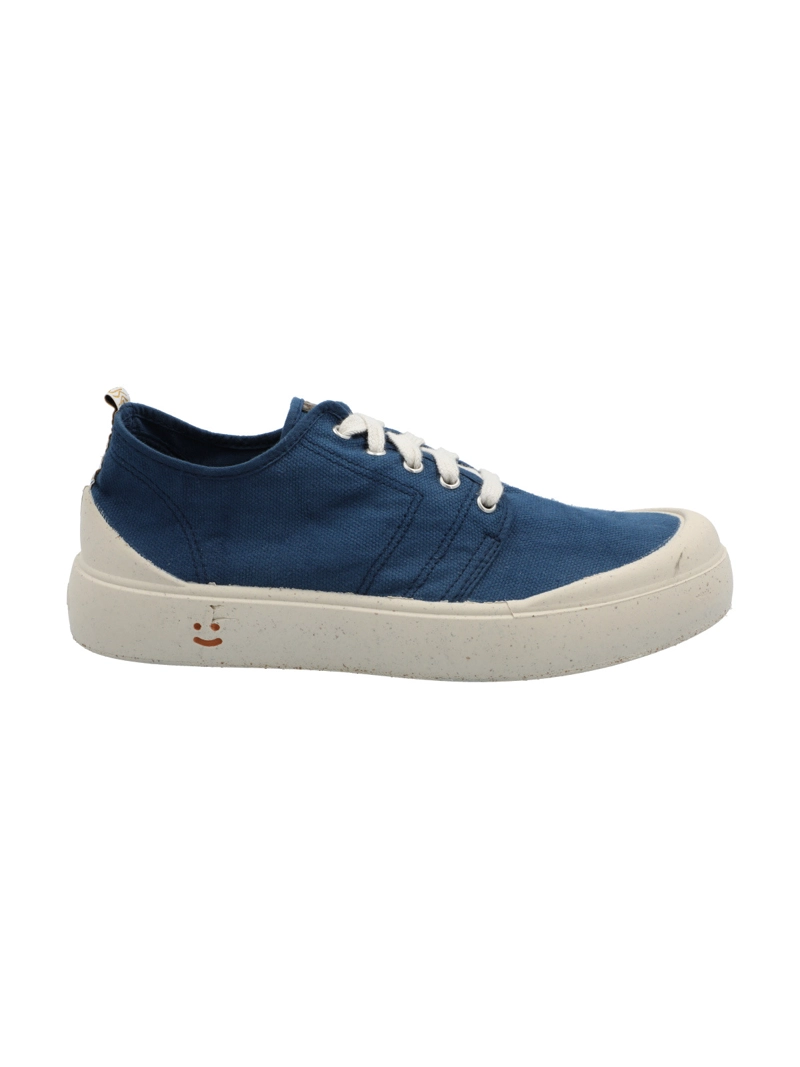 ZAPATILLA ALGODON ORGANICO HOMBRE MENORCA AZUL ROCKFORD - 1