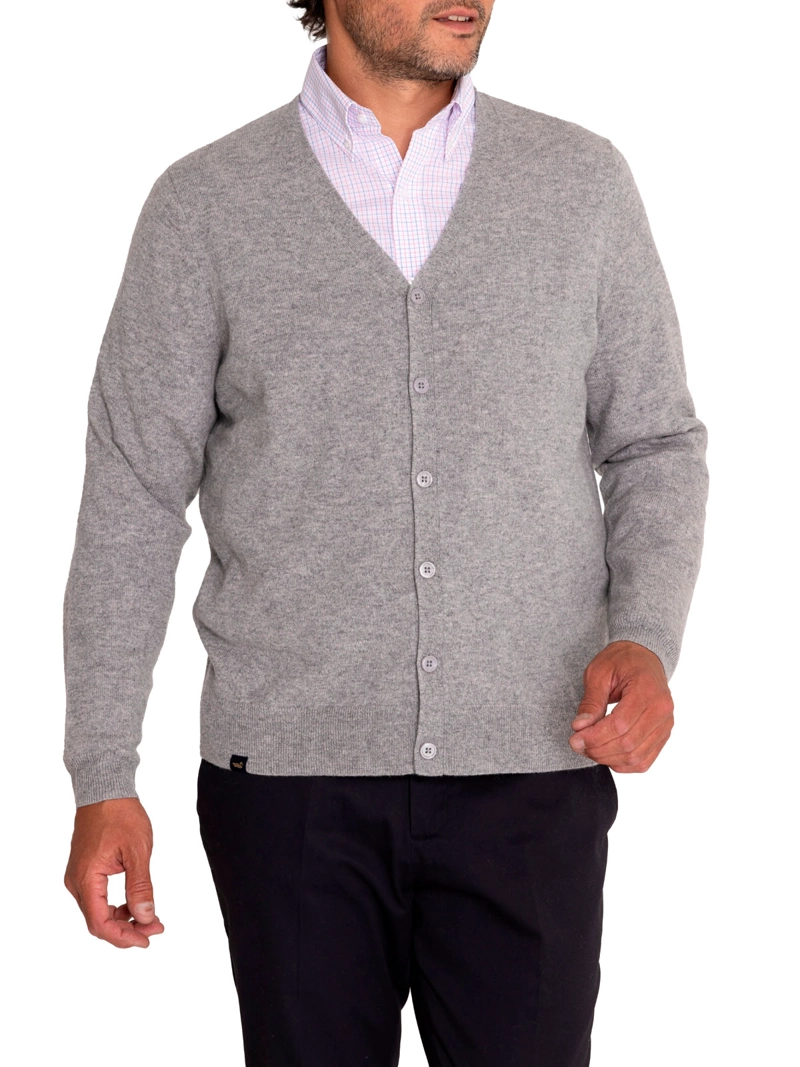 SWEATER CASHMERE HOMBRE CASH BUT GRIS ROCKFORD - 5