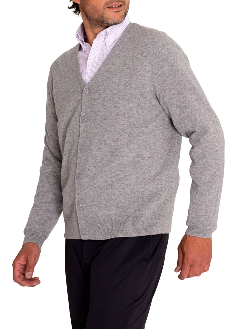 SWEATER CASHMERE HOMBRE CASH BUT GRIS ROCKFORD - 6