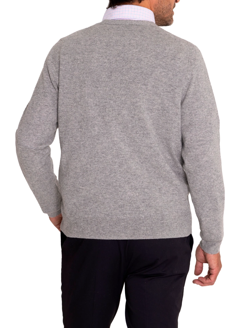 SWEATER CASHMERE HOMBRE CASH BUT GRIS ROCKFORD - 7