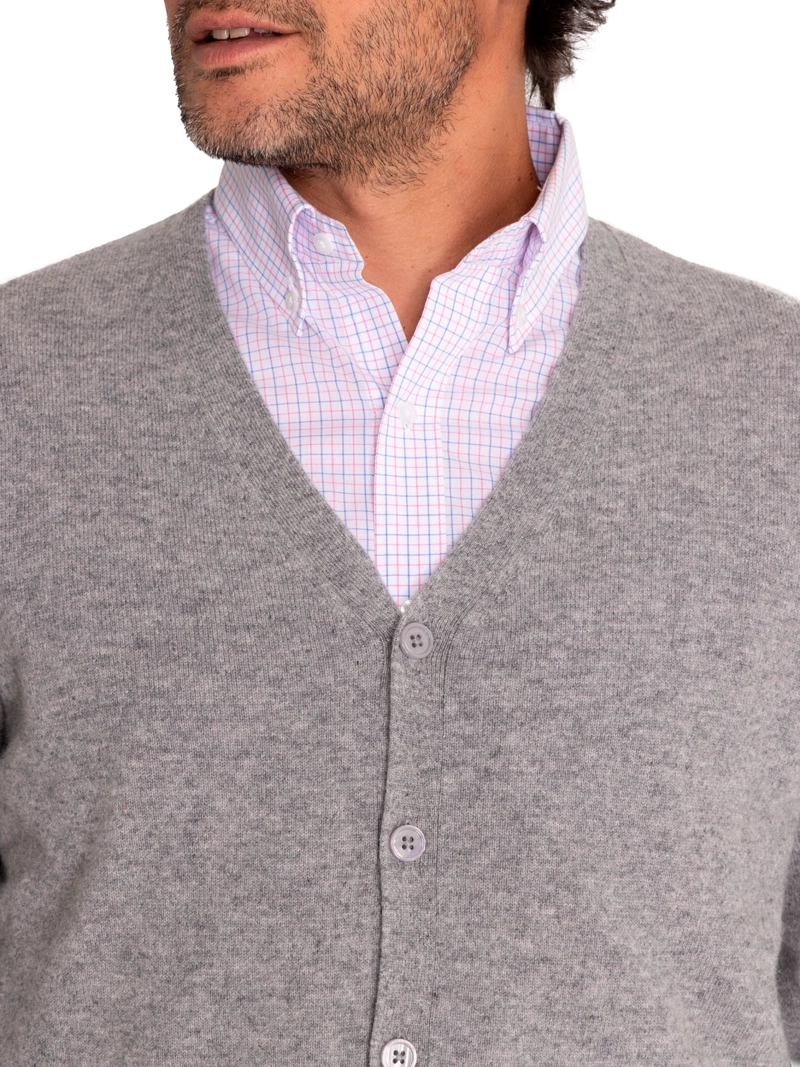 SWEATER CASHMERE HOMBRE CASH BUT GRIS ROCKFORD - 8