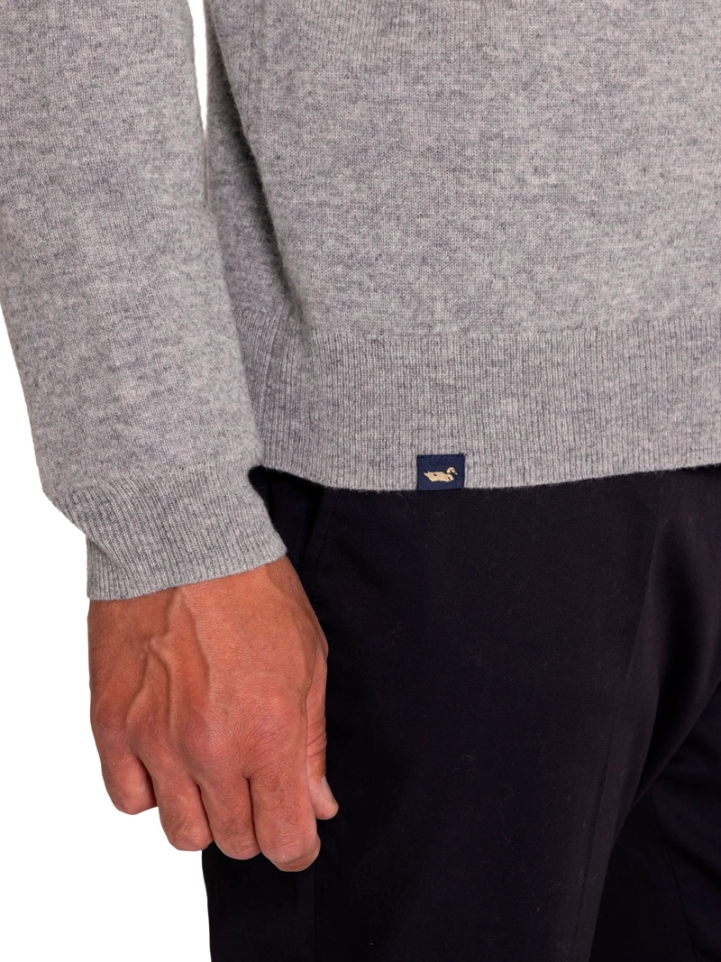 SWEATER CASHMERE HOMBRE CASH BUT GRIS ROCKFORD - 9