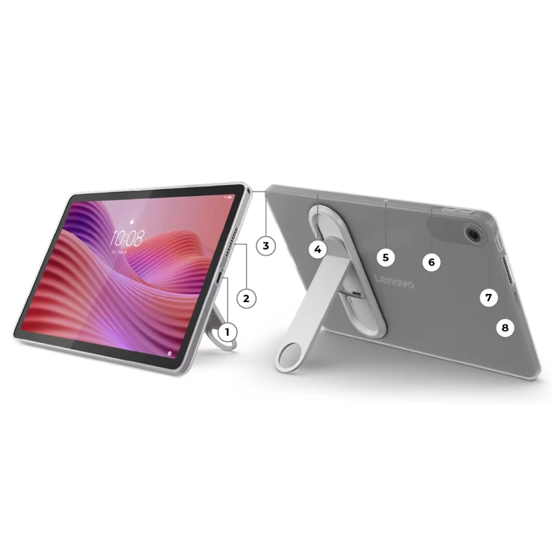 TABLET LENOVO TAB 10.1' 4GB RAM 128GB EMMC ANDROID 14 CON FUNDA - GRIS - 4