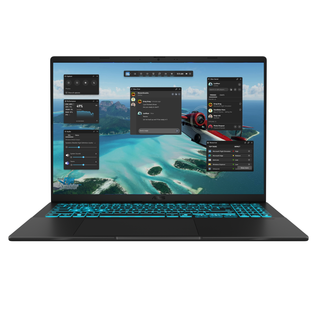 NOTEBOOK ASUS V16 V3607VM-DS79 CON INTEL CORE ULTRA 7 32GB Y 1TB SSD - 2