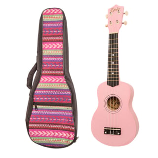 UKELELE 21PULGADAS ROSADO CON FUNDA ACOLCHADA EPIC | Rosado - 1