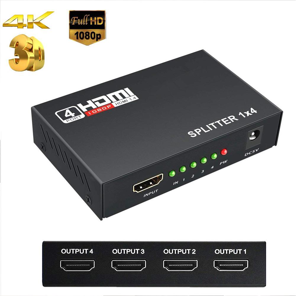 SPLITTER HDMI 1 ENTRADA 4 SALIDAS 1080P 3D VER1.4 - 2