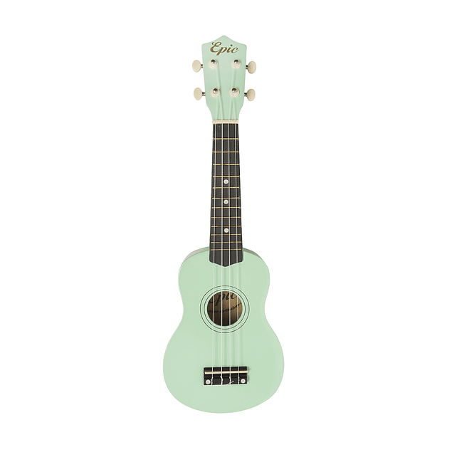 UKELELE 21PULGADAS VERDE CON FUNDA ACOLCHADA EPIC - 1