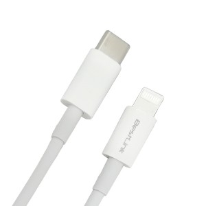 CABLE DE CARGA USB TIPO C A LIGHTNING PD DE 5AMP, 1 MT / BL-CH200PD - 1