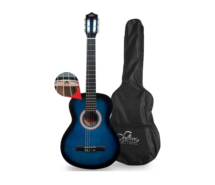 GUITARRA SEVILLANA 8449 39 PULGADAS CON FUNDA - 1