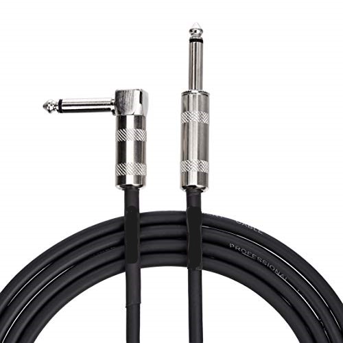 CABLE GUITARRA CURVO CONECTORES METÁLICOS 3MTS - 1