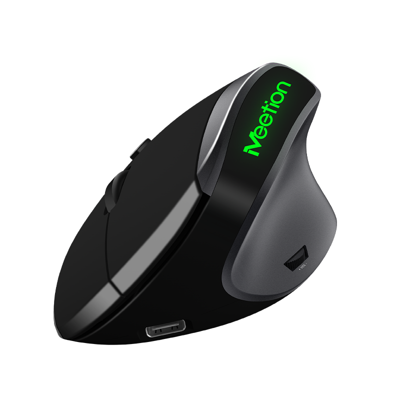 MOUSE INALÁMBRICO MEETION VERTICAL R390 RECARGABLE - 1