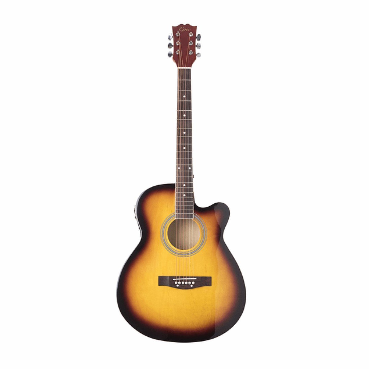 GUITARRA ELECTROACÚSTICA 40 PULGADAS EPIC CON FUNDA - 1