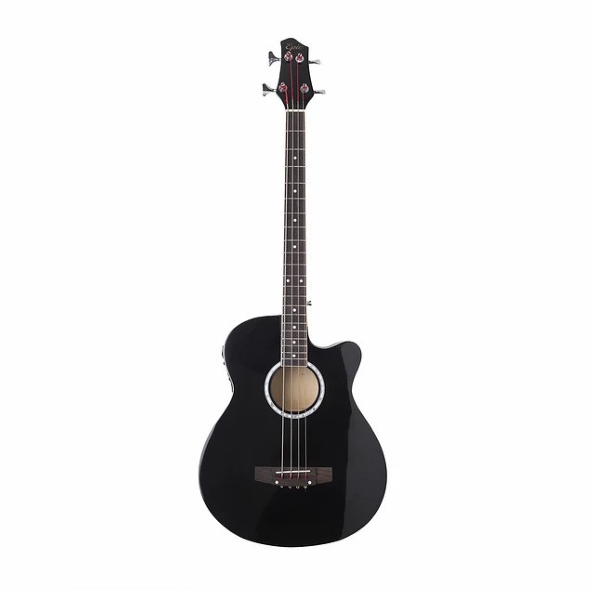 BAJO NEGRO ELECTROACÚSTICO CON FUNDA EPIC 43 PULGADA - 1