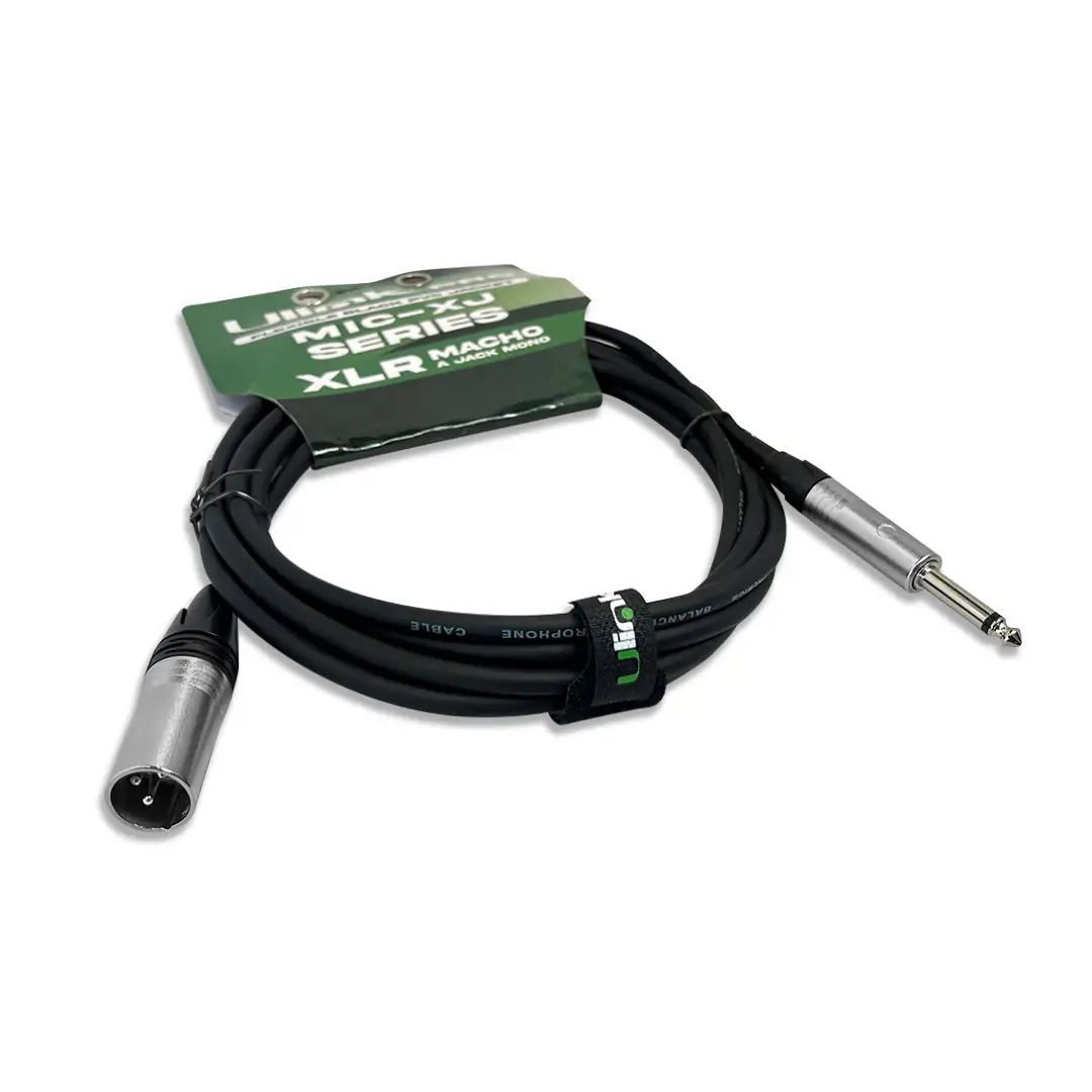 CABLE DE AUDIO ULINK XLR MACHO A JACK MONO DE 10MTS UL-MIC-XJ4010 - 2