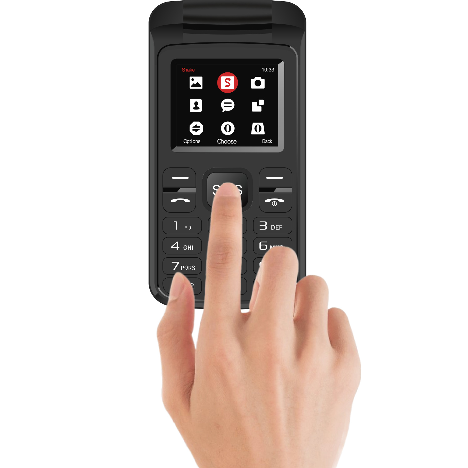 CELULAR MLAB SENIOR ADULTO MAYOR 4G-3G SOS 1,8 PULGADAS SHELL - 2
