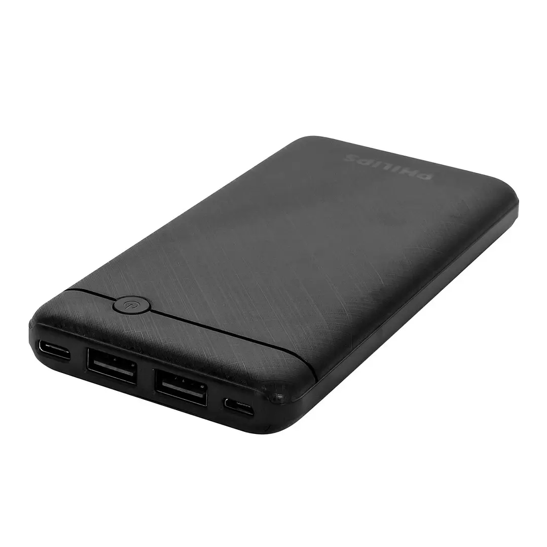 POWER BANK PHILIPS 37WH 10.000MAH CARGA RAPIDA DLP1710CB - 1