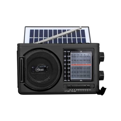 RADIO PORTATIL AM/FM SOLAR RECARGABLE CON LINTERNA MLAB SUNSHINE - 3