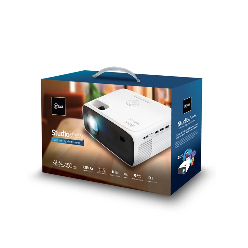 PROYECTOR STUDIO VIEW 450 ANSI MLAB 9397, HD 720P, 7200 LUMENES - 3