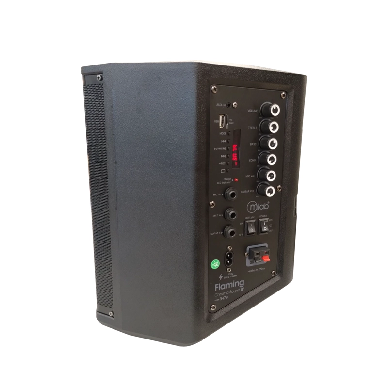AMPLIFICADOR DE GUITARRA PARLANTE MLAB 40W 8 PULGADAS CON MICROFONO INALAMBRICO - 1
