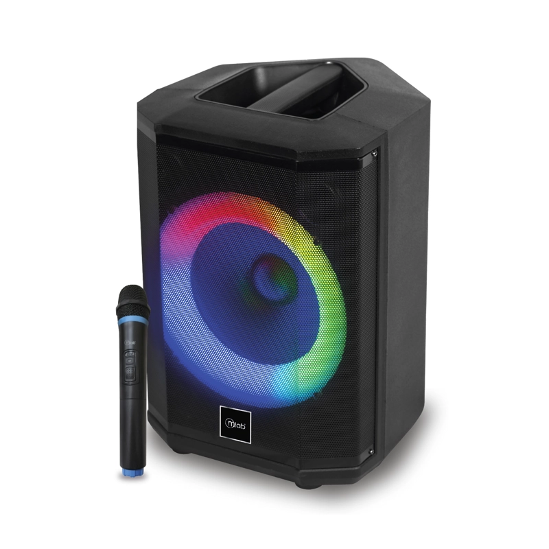 AMPLIFICADOR DE GUITARRA PARLANTE MLAB 40W 8 PULGADAS CON MICROFONO INALAMBRICO - 3