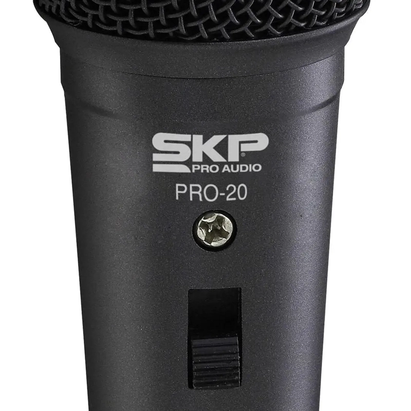 MICROFONO VOCAL DE MANO DINAMICO SKP PRO20 CON CABLE 5MTS - 3