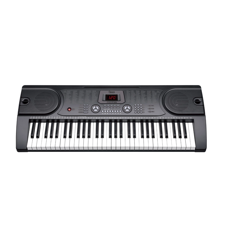 TECLADO MUSICAL ELECTRONICO FUSSEN FT-610 61 TECLAS STUDIO 255 RITMOS - 1