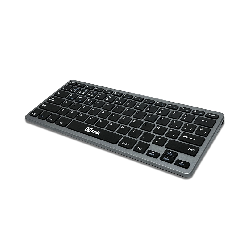 TECLADO INALAMBRICO 2.4GHZ Y BLUETOOTH RECARGABLE UTEK UT-KBBT2100 - 3
