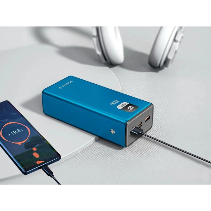 BATERIA EXTERNA POWER BANK 30000 MAH 22.5W UCP20LPD MASTER-G - 2