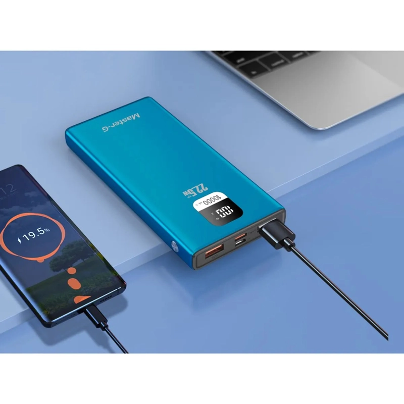 BATERIA EXTERNA POWER BANK 10000 MAH 22.5W UCP10LPD MASTER-G - 2