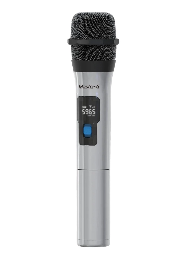 MASTER-G MICROFONOS INALAMBRICOS SET DE 2 UNIDADES UHF CON RECEPTOR - 2