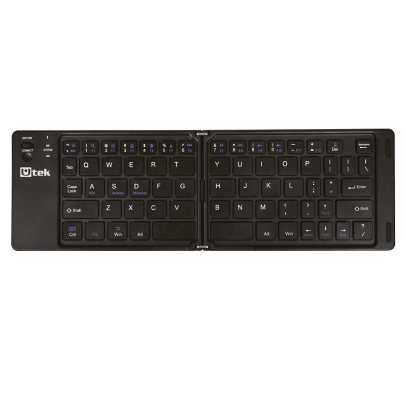 TECLADO INALAMBRICO BLUETOOTH PLEGABLE UTEK KBPL35 - 2