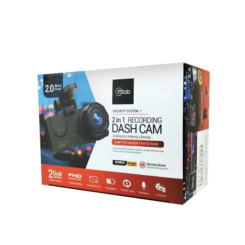 CAMARA AUTO 2 EN 1 DASH CAM DVR FHD MLAB 1080P - 3