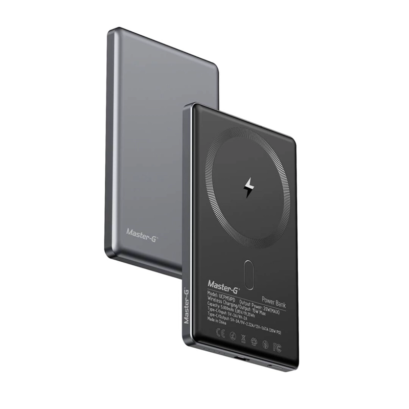 BATERIA EXTERNA POWER BANK 10000MAH INALAMBRICO MASTER G UCPM10IPD