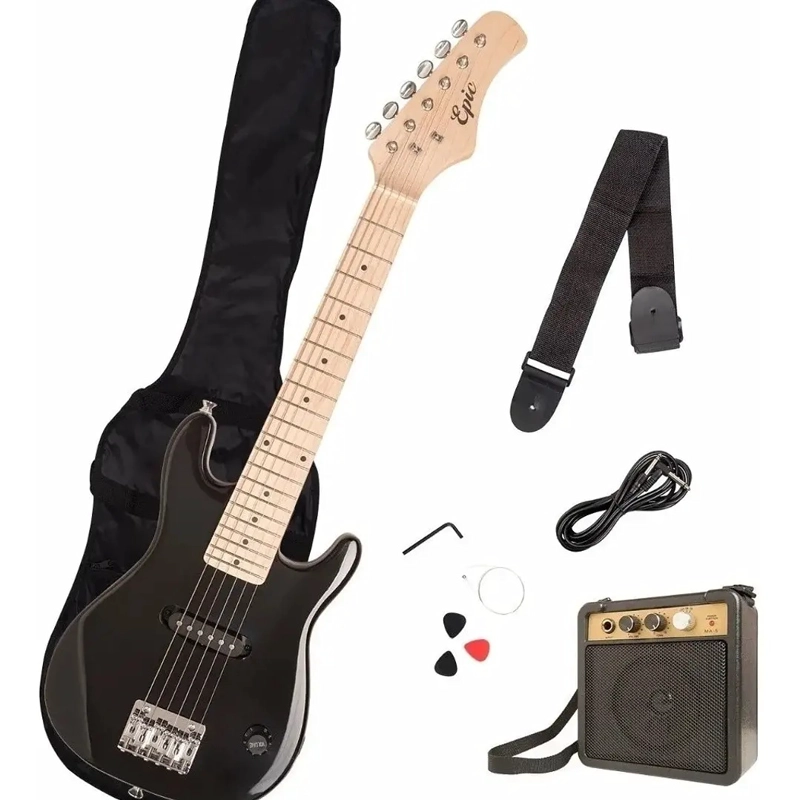 PACK GUITARRA ELECTRICA NIÑOS 30 PULGADAS MAS AMPLIFICADOR 5W EPIC - 1