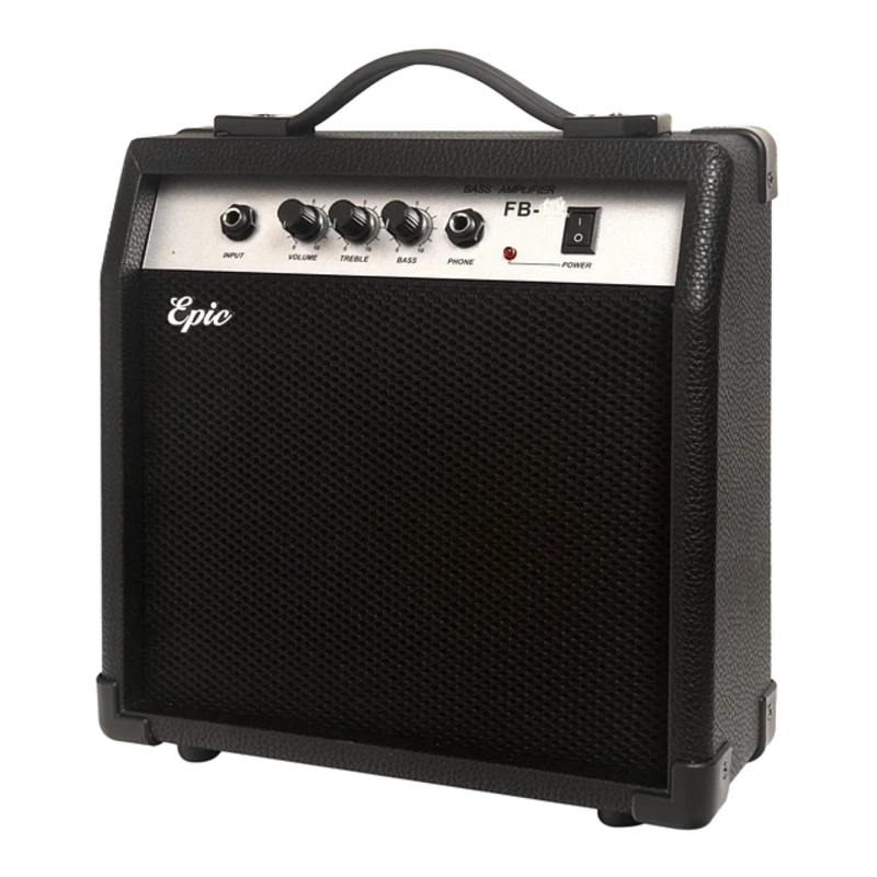 AMPLIFICADOR DE BAJO EPIC FB-20 WATTS DE POTENCIA - 2