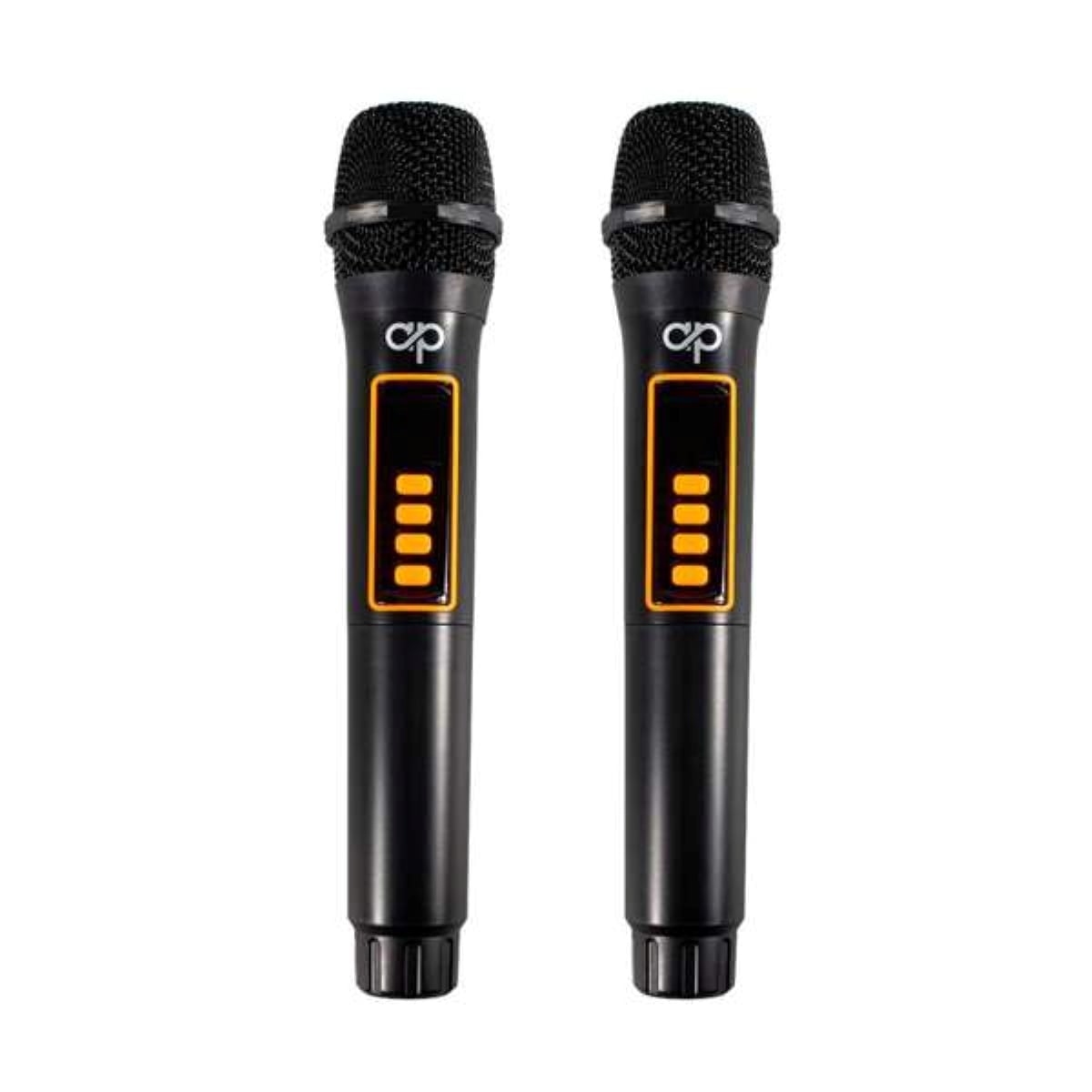 SET 2 MICROFONOS VOCALES INALAMBRICOS RECARGABLES AUDIOPRO AP02116 - 1