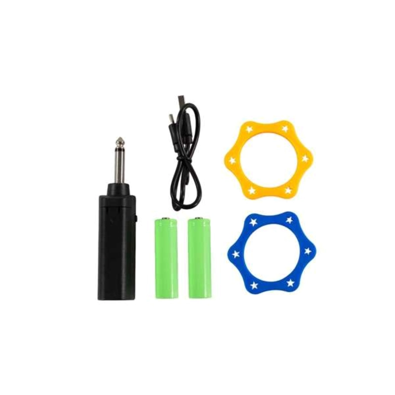 SET 2 MICROFONOS VOCALES INALAMBRICOS RECARGABLES AUDIOPRO AP02116 - 2