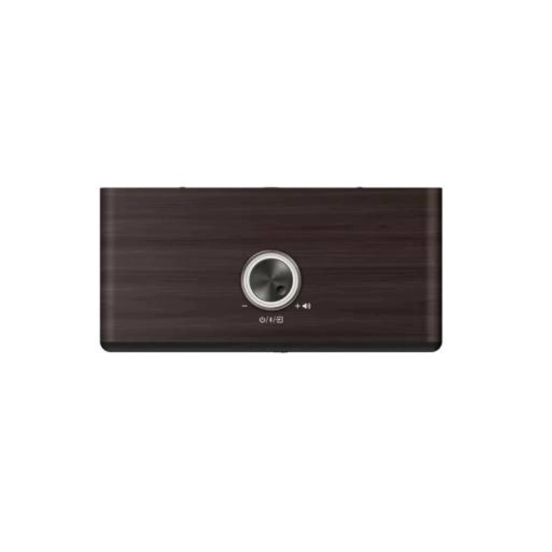 PARLANTES BLUETOOTH GENIUS SP-HF505BT 20W RMS MADERA DARK BROWN - 2