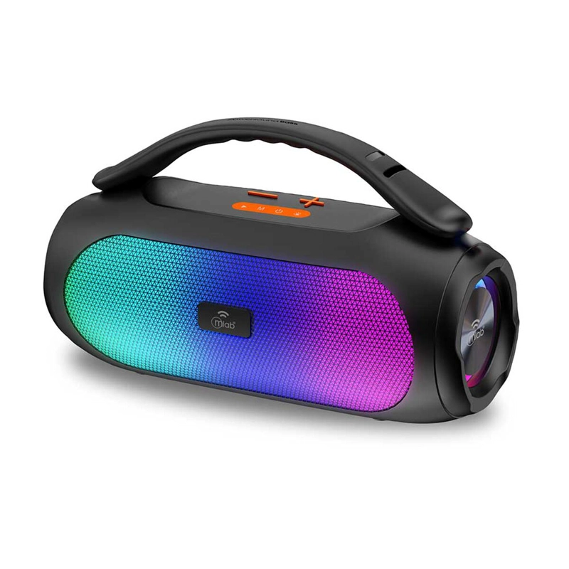 PARLANTE PORTATIL MLAB 9682 POWER SOUND BASS 30W CON BAJOS NEGRO RECARGABLE - 2