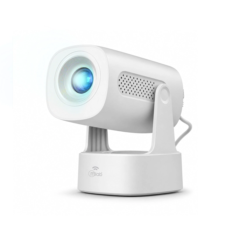 PROYECTOR MLAB SMART TUBE WIFI RECARGABLE DUAL BAND 1080P CON BOLSO 9711 - 4