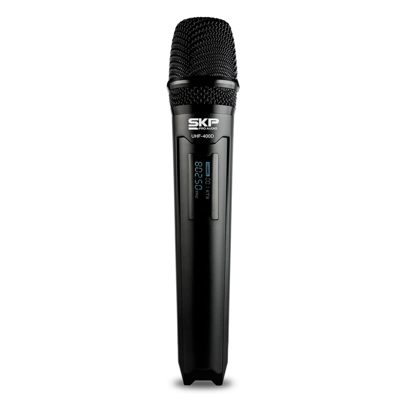SET DE MICROFONOS INALAMBRICOS VOCAL,CINTILLO Y LAVALIER SKP UHF 400D - 3